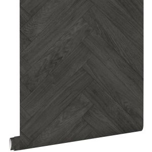 Estahome papel pintado madera gris oscuro - 0,53 x 10,05 m - 139175