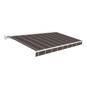 Wasabi – toldo enrollable 3x2m gris/blanco acrílico – semicofre – anti uv