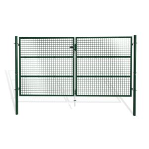 Puerta batiente de malla metálica 3m oLGa a.150cm verde