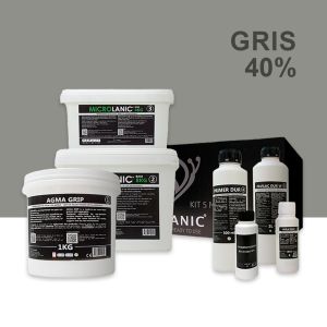 Kit microcemento sna 5m² paredes/suelos/azulejos gris 40%