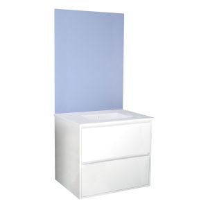 Ondee - mueble de baño belis + espejo empotrado  - ancho: 80cm