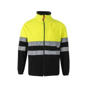 Chaqueta polar bicolor av 2xl negro/amarillo fl£or