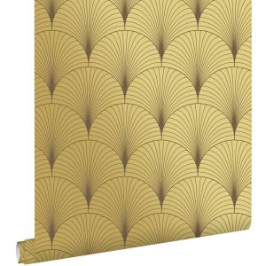 Estahome papel pintado arte deco oro - 0.53 x 10.05 m - 139782