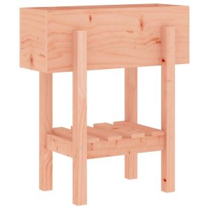 vidaXL jardinera madera maciza de abeto douglas 62x30x69 cm