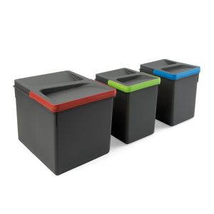 Contenedores para cajón de cocina recycle, altura