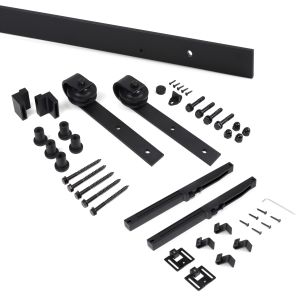 Kit de herrajes para una puerta corredera coLGada de madera barn