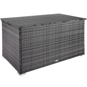 Baúl de almacenaje oslo con estructura de aluminio 145x82,5x79,5cm, gris