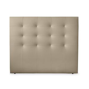 Cabecero bari polipiel, 100x8, beige, cama 90 cm