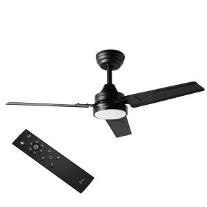 Ventilador de techo con luz jata jvte4234 con temporizador y mando. 6 veloc