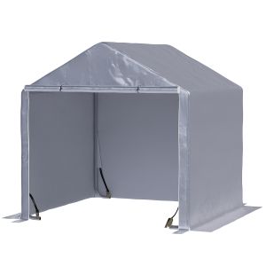 Carpa para herramientas acero, pe color gris 200x200x195 cm Outsunny