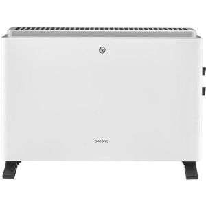 Convector calefactor eléctrico 2000w oceanic - 3 potencias - móvil - blanco