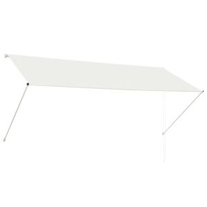 vidaXL toldo retráctil 300x150 cm crema