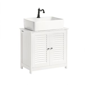 Armario para el debajo del lavabo 2 puertas frg237-w sobuy