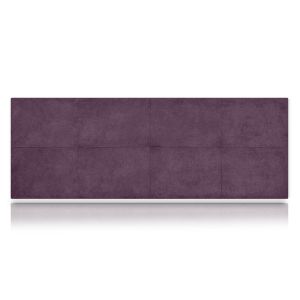 Cabeceros zeus tapizado nido antimanchas violeta 145x50 de sonnomattress