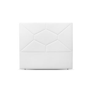 Cabecero de polipiel timbu 148x123cm  cama de 135cm color blanco