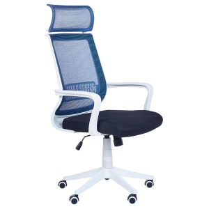 Silla de oficina azul leader