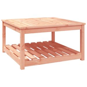 vidaXL mesa de jardín madera maciza de douglas 82,5x82,5x45 cm