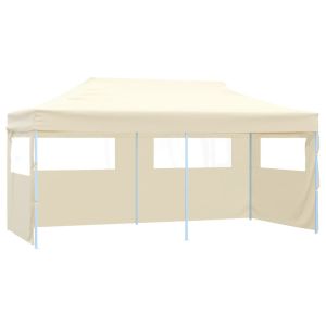 vidaXL carpa plegable pop-up crema 3x6 m