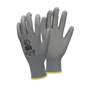 12x par guantes de trabajo con revestimiento ecd germany