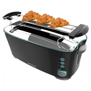 Cecotec tostador toast&taste extra double b, 1350w de potencia, doble ranur