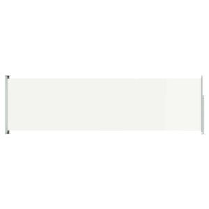 vidaXL toldo lateral retráctil de jardín crema 180x600 cm
