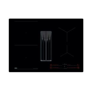 Placa inducción extractora AEG tch74b01fb 68cm