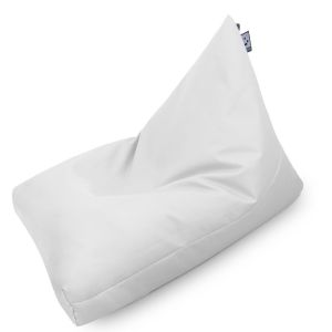 Puff pirámide polipiel outdoor blanco happers xl