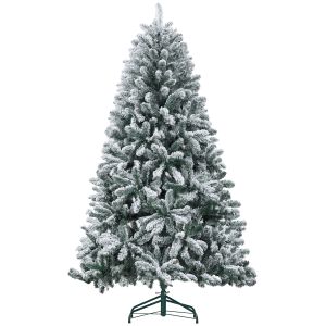 Árbol de navidad plástico, metal color verde 110x110x180 cm Homcom