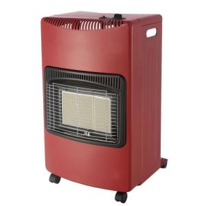 Estufa de gas plegable - intec - slim roja - 4200w - encendido piezoeléctri