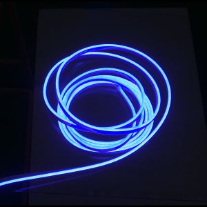 Kit neon LED 5m azul decorativo 12v, transformador y 1m cable