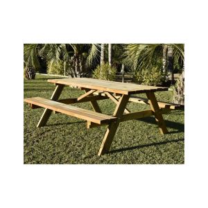 Mesa picnic - madera tratada