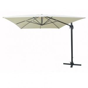 Parasol lateral habitex 300x350x260 cm de aluminio con base giratoria 360°