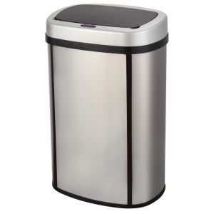 Cubo de basura de cocina automático 58 l majestic silver