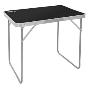 Mesa de camping plegable 70x50x60 cm alumino negro y hdpe ecd germany