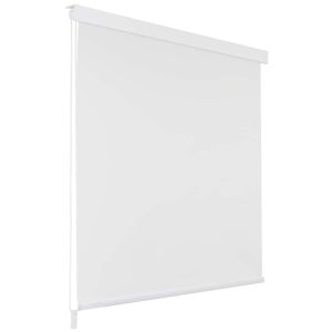 vidaXL persiana enrollable de ducha 160x240 cm blanco