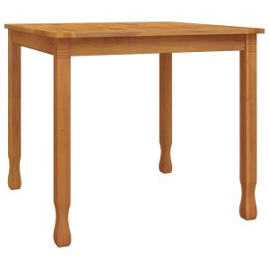 vidaXL mesa de comedor de jardín madera maciza de teca 85x85x75 cm