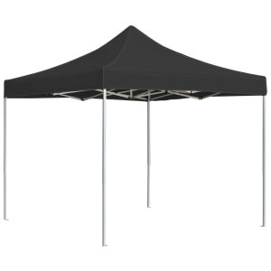 vidaXL carpa plegable profesional de aluminio antracita 3x3 m