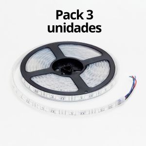 Tira LED versatile rgb - 11w/ml - long. 5mts - ip68 - pack 3 uni - azabak