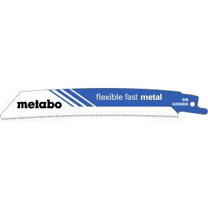 Metabo 5 hojas para sierras de sable "flexible fast metal" 150 x 1,1 mm