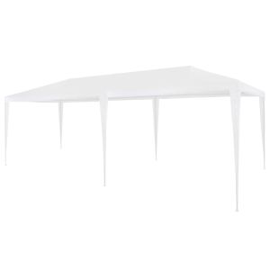 vidaXL carpa para fiestas pe blanca 3x6 m