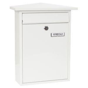 Arregui home e5711 buzón exterior de acero de fondo estrecho, antilluvia