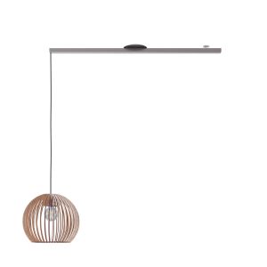 Lightswing® single - acero inoxidable 90 cm - para una lámpara coLGante​​.