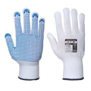 Portwest guantes de punto PVC picots a110 - azul - 8