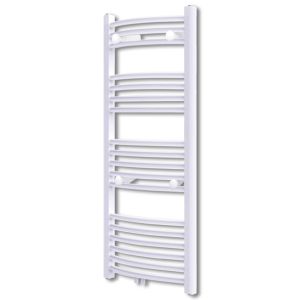 vidaXL radiador toallero de baño con rieles curvados 500 x 1160 mm