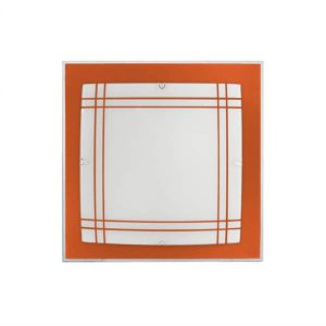 Fab 043083204 | plafon amet naranja 2xE27 (32x32x6)