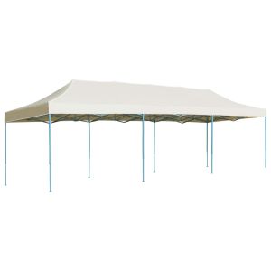 vidaXL carpa para fiestas pop-up plegable crema 3x9 m