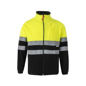 Chaqueta polar bicolor av 3xl negro/amarillo fl£or