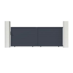 Puerta corredera de aluminio soldado 4m eiger 400c140