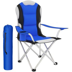 Silla de camping acolchada