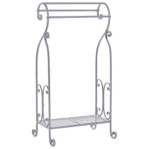 Toallero linares metal gris